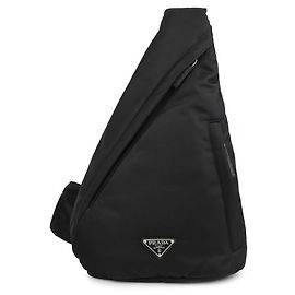 Prada Sac à dos en cuir nylon Noir