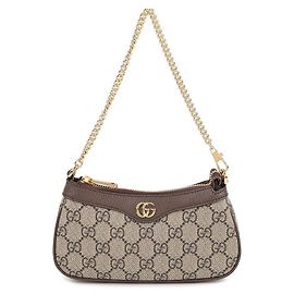 Gucci Bolsa Ophidia Mini Marrom