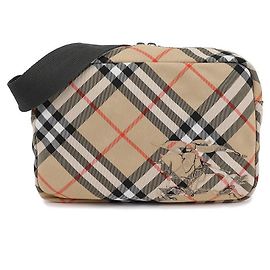 Burberry Borsa a tracolla Check Marrone