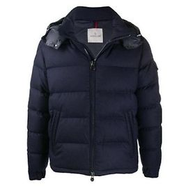 Moncler MONTGENEVRE Short Down Jacket Blue
