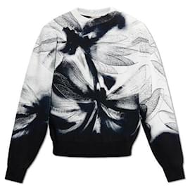 Alexander Mcqueen Dragonfly Pullover Weiß