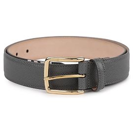 Thom Browne Diagonal Stripe Buckle Belt Brown
