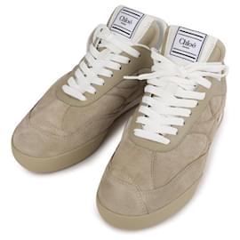 Chloé Baskets Kick Marron