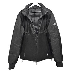 Moncler Wendbare Daunenjacke Schwarz