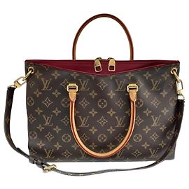 Louis Vuitton Bolsa Tote Pallas MM Marrom