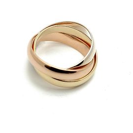 Cartier Trinity Ring Vintage Gold Ring Größe Golden