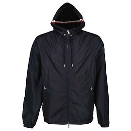 Moncler Tagliavento con cappuccio Blu