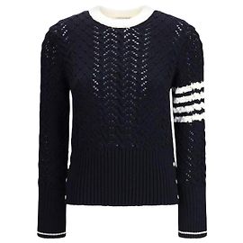 Thom Browne Pulôver clássico Azul
