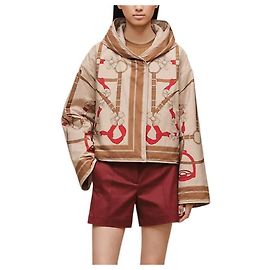 Hermès Reversible Jacke Braun