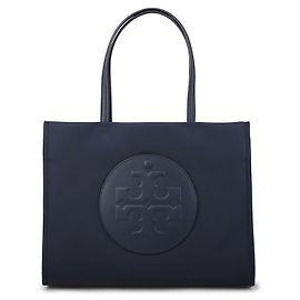 Tory Burch Sac à main Ella Signature petit modèle Bleu