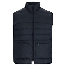 Thom Browne Ultra Light Nylon Tech Parnell Neck Down Blue