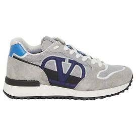 Valentino Tênis Baixos com Logo Azul