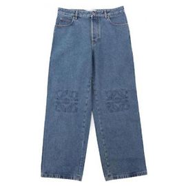 Loewe Anagram Baggy Jeans Blue Blue