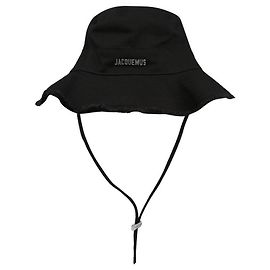Jacquemus Artischocken-Bucket-Hat Schwarz