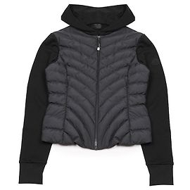 Moncler Cardigã com zíper acolchoado Preto