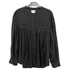 Isabel Marant Camicetta in cotone PLALIA Nero
