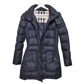 Burberry Hoxhiss Down Long Padding Blue