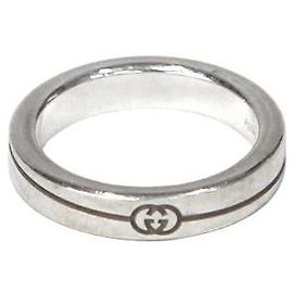 Gucci Verschlungener Silberring Silber