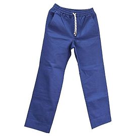 Gucci Elastische Hosen mit Logo-Detail Blau