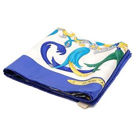 Hermès Lenço quadrado multicolorido Le Mors la Connétable em seda Multicor