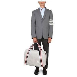 Thom Browne Plain Weave Classic Sports Coat Brown
