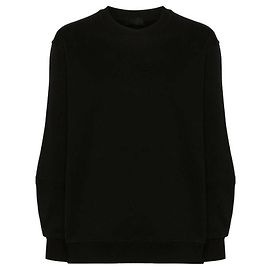 Moncler Matt Schwarz Logo Sweatshirt Schwarz
