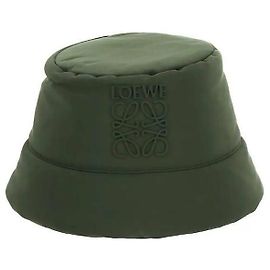 Loewe Chapéu bucket em nylon acolchoado Marrom