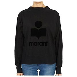 Isabel Marant Langarm-T-Shirt Schwarz