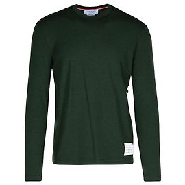 Thom Browne Woll-Jersey T-Shirt Grün