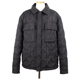 Louis Vuitton Quilted Monogram Flower Padded Jacket Black