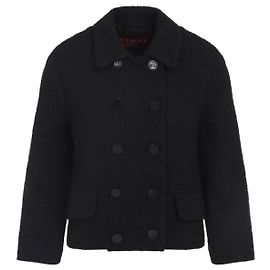Gucci Wool Boucle Jacket Black Black