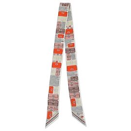 Fendi Cachecol Optical Lappi Laranja