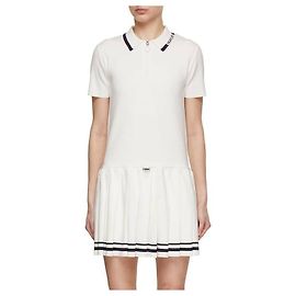 Moncler Polo-Kleid Weiß