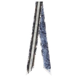 Salvatore Ferragamo Sciarpa Muffler BLU CIELO+MARRONE Blu