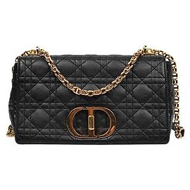 Dior Schultertasche Caro Chain schwarz Schwarz