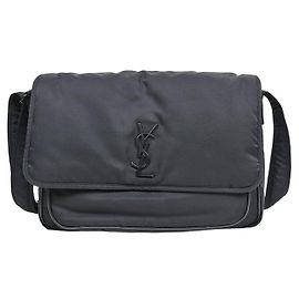 Saint Laurent Black Nylon Niki Bag Black