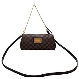 Louis Vuitton Clutch Damier Eva Marrom