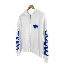 Balenciaga Giacca con cappuccio Icon Wet Brush da uomo bianca Bianco