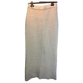 Autre Marque Jupe Maxi Tricot Crème 4th + Reckless Écru