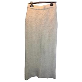 Autre Marque Creme Strick Maxi-Rock 4th + Reckless Roh