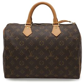 Louis Vuitton Monogram Speedy 30 Handtasche Braun
