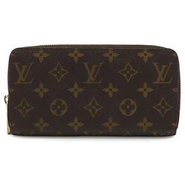 Cartera Larga Zippy Monogram Louis Vuitton Castaño