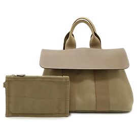 Hermès Bolso tote Hermes Valparaiso PM Gris pardo