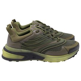 Baskets Givenchy GIV 1 en mélange de médias olive Vert Vert olive