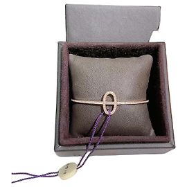 Pulseira Hermès Pig Nose em ouro rosa e diamantes Dourado