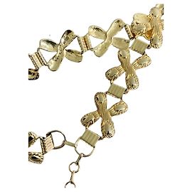 Gucci Gold Chain Belt Crossbars X Golden