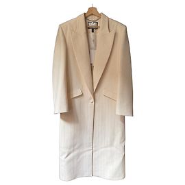Autre Marque Blazer Rayado Beige Nissa Beige