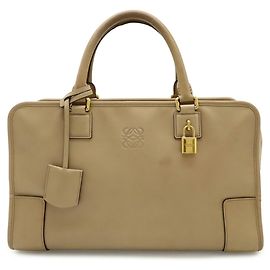 Loewe Amazona 36 Anagram Handtasche Beige