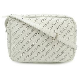 Sac à dos perforé Balenciaga Blanc