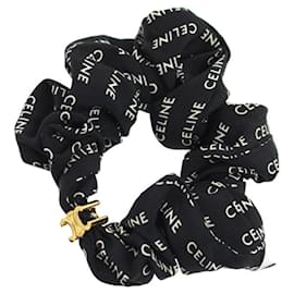 Céline Accessorio per capelli Rayures CELINE - Scrunchie Nero